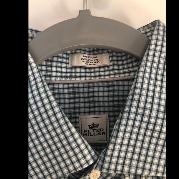 Peter Millar Long Sleeve shirt mens medium - Picture 2 of 3